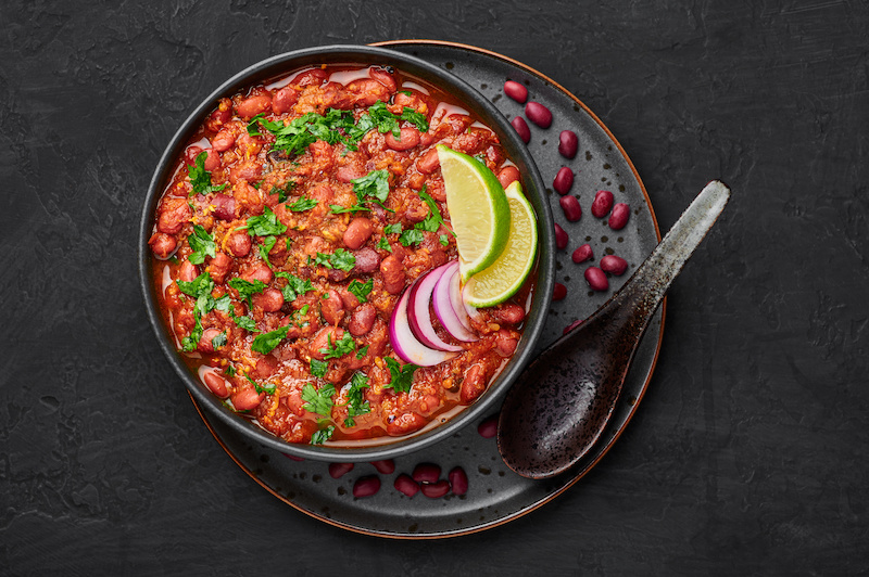 Vegan Indian Red Kidney Bean & Tofu Curry