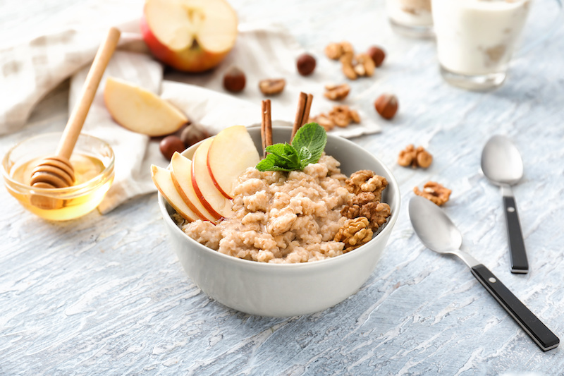 Stewed Apple Winter Porridge